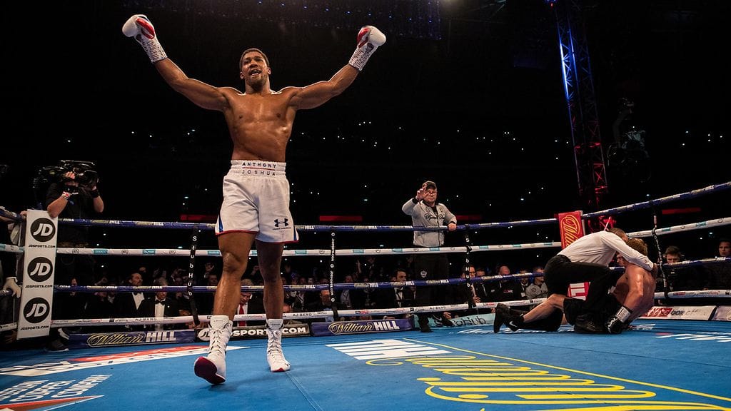 Anthony Joshua löi Aleksandr Povetkinin syyskuussa.