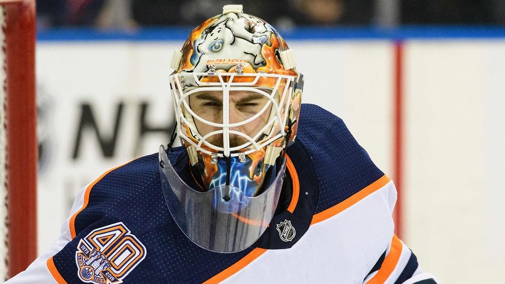 Edmonton Oilersin Cam Talbot torjui tällä kertaa voiton, vaikka tiukille se menikin St. Louis Bluesia vastaan.