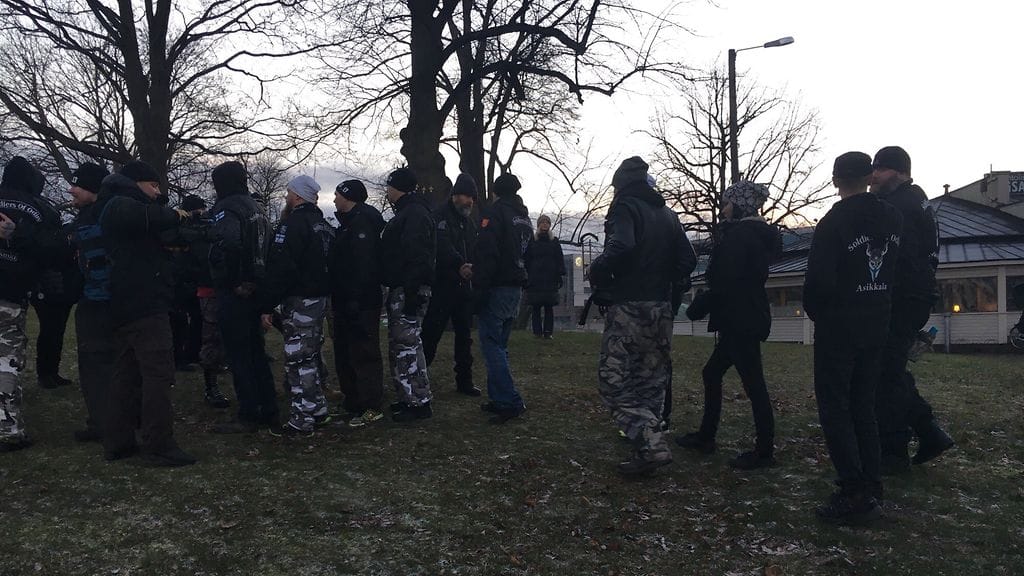 Itsenäisyyspäivä mielenosoitus Pohjoismainen vastarintaliike Kohti vapautta kohtivapautta4