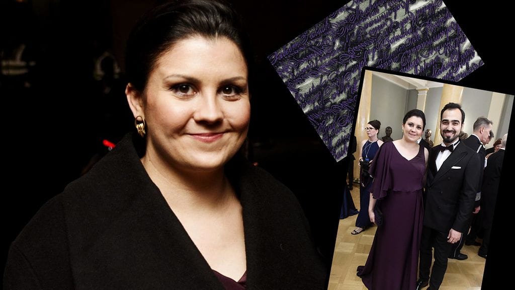 Aishi Zidanin yllä nähdyllä iltapuvulla on illan voimakkain viesti.