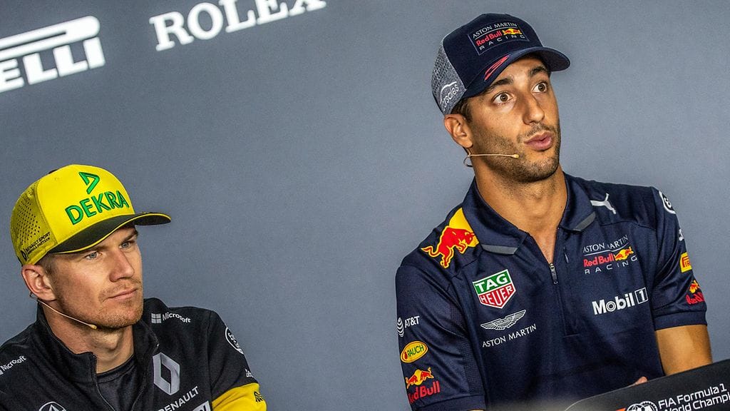 Nico Hülkenberg ja Daniel Ricciardo ajavat tulevalla kaudella tallikavereina Renault'lla.