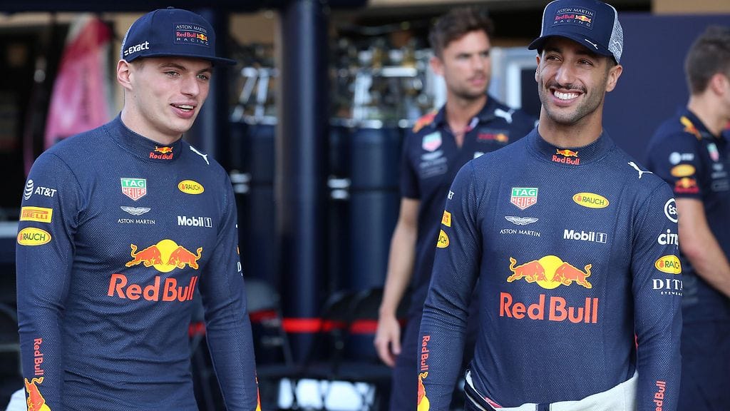 Max Verstappenilla ja Daniel Ricciardolla on hyvät välit keskenään.