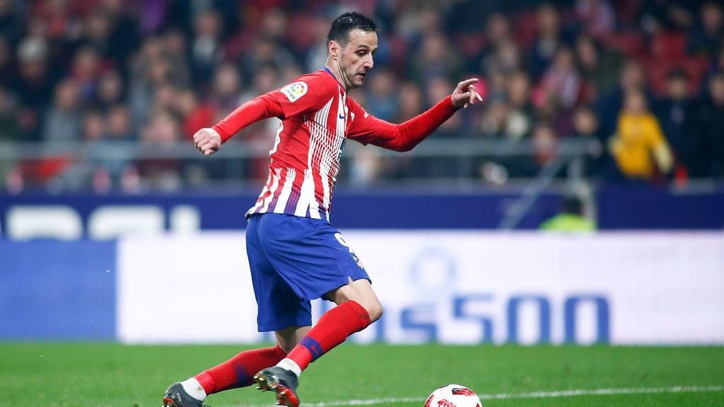 Nikola Kalinic iski Atleticon avausosuman La Ligan ottelussa Alavesia vastaan.