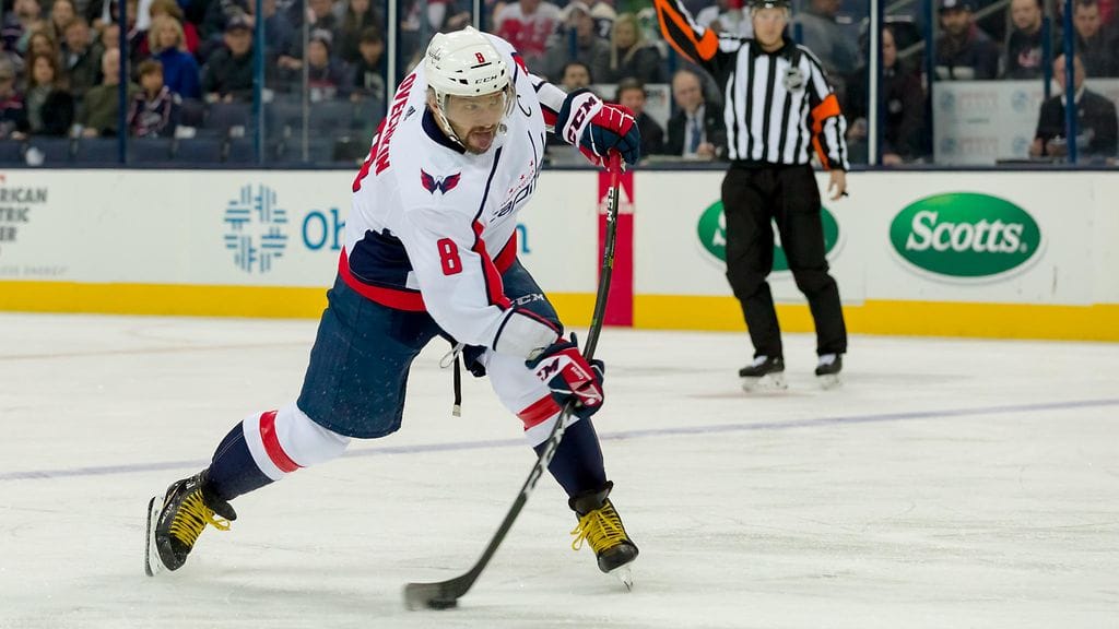 Washington Capitalsin Aleksandr Ovetshkin on erinomaisessa maalivireessä NHL:ssä.