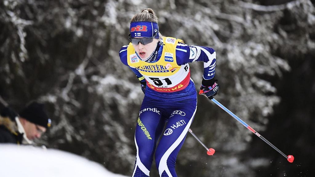 Eveliina Piippo taisteli Suomen ankkurina kolmanneksi.