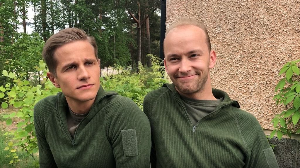 Salkkarit-näyttelijät Hemmo Karja ja Emil Hallberg.