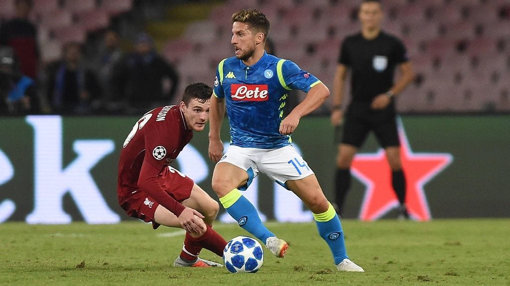 Dries Mertens teki Napolin paidassa 148 maalia.