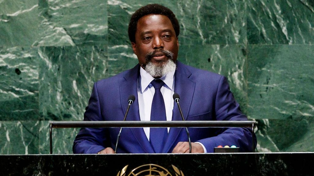 Kongon istuva presidentti Joseph Kabila.