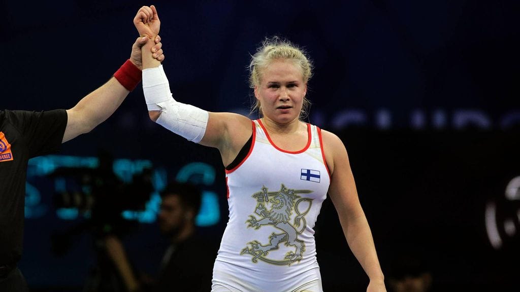 Petra Olli on saavuttanut painissa viisi aikuisten arvokisamitalia.