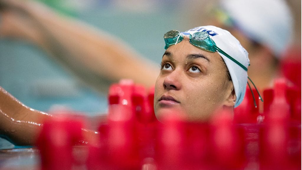 Mimosa Jallow jäi alkueriin päätösmatkallaan uinnin lyhyen radan MM-kisoissa.