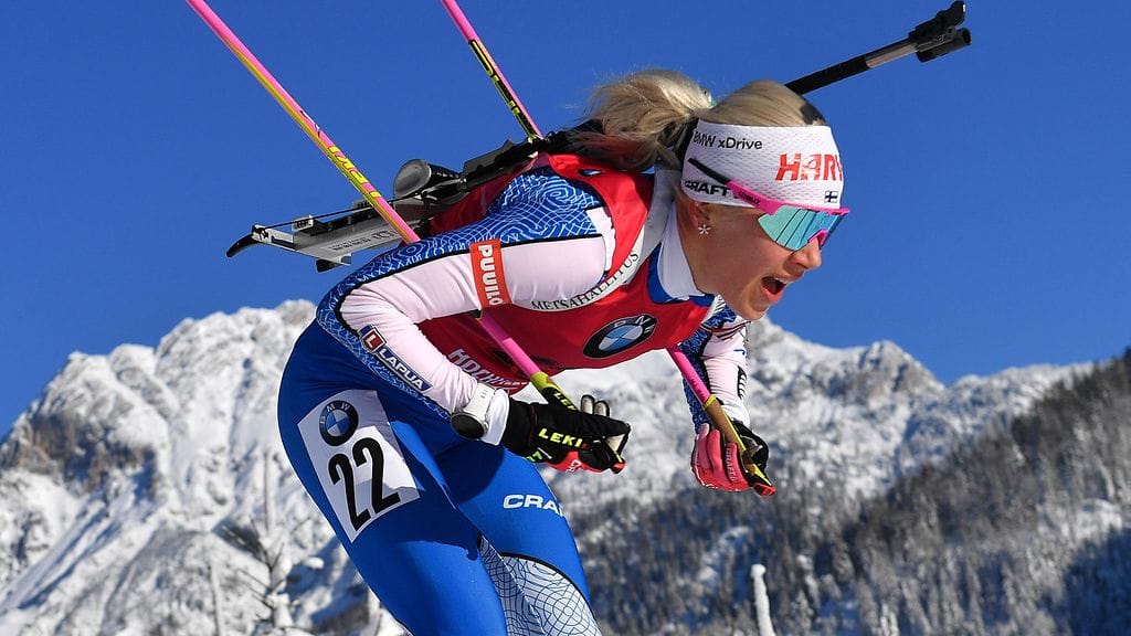 Kaisa Mäkäräinen otti kauden kolmannen kilpailuvoittonsa.