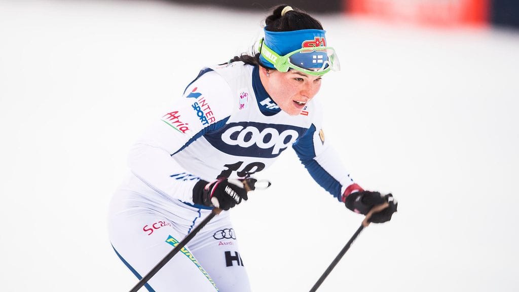 Krista Pärmäkoski oli maailmancupin sprintin karsinnassa Davosissa 12:s.
