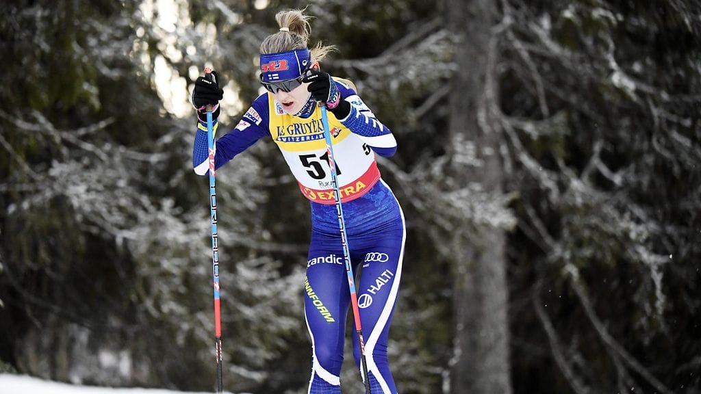 Eveliina Piippo oli sprintin aika-ajossa vasta 67:s.