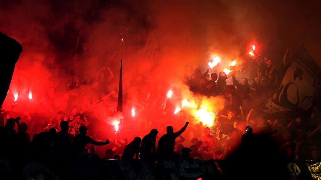 Partizan Belgradin fanit tunnetaan kuumaverisyydestään.