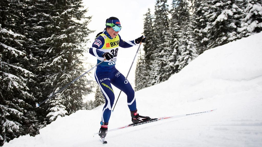 Krista Pärmäkoski oli upeasti kolmas.