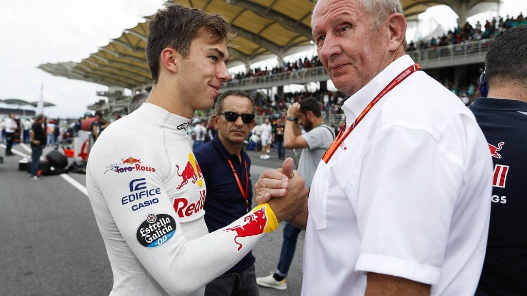 Helmut Marko aikoo antaa Pierre Gaslylle vapaat kädet.