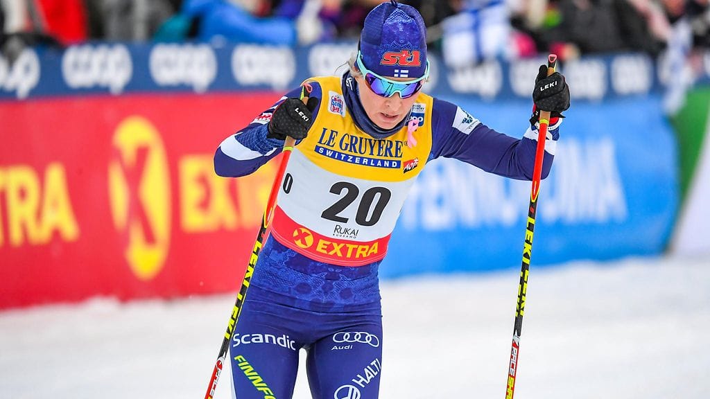 Riitta-Liisa Roponen hiihti Davosin normaalimatkalla sijalle 15.