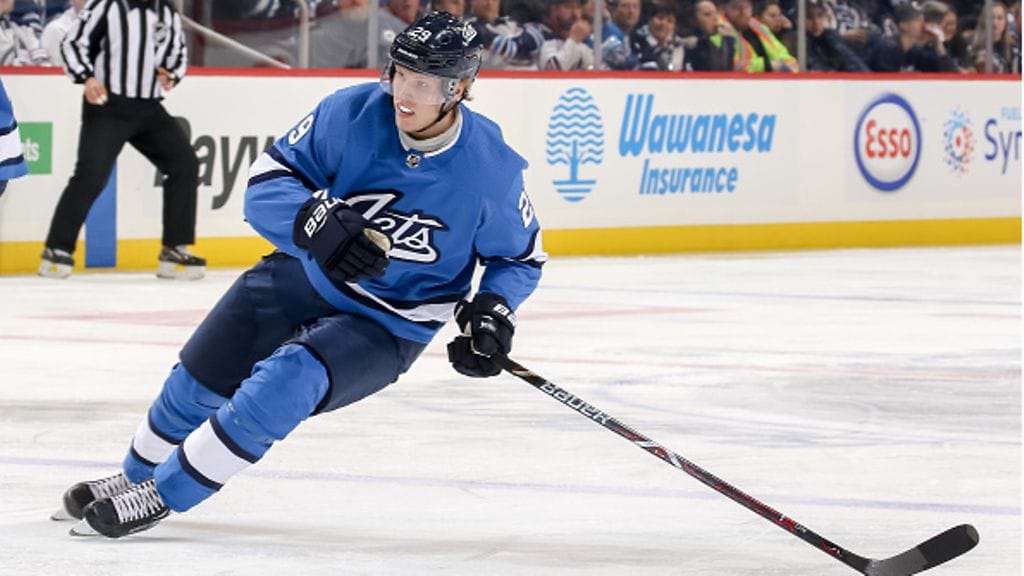 Winnipeg Jetsin Patrik Laine jäi ilman tehopisteitä neljän ottelun pisteputken jälkeen.