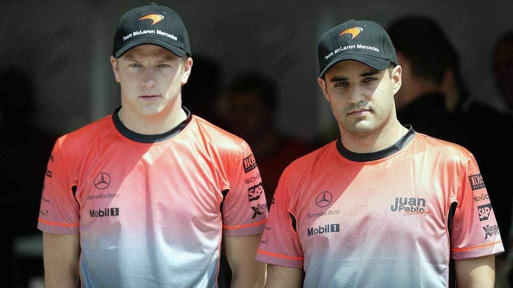 Kimi Räikkönen ja Juan Pablo Montoya ajoivat McLarenilla yhdessä kaksi kautta.