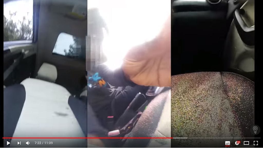 Nykyisin YouTube-videoita tekevä Mark rakensi satojen dollarien arvoisen Apple Homepod -kaiuttimen laatikkoon niin sanotun glitter-pommin: kun laatikon avaa, se poksauttaa kimalletta avaajan päälle. Kuvan lähde YouTube