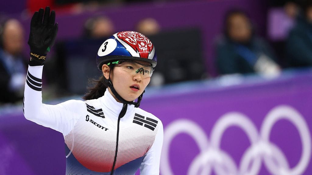 Shim Suk-hee voitti kultaa Pyeongchangin olympialaisissa.