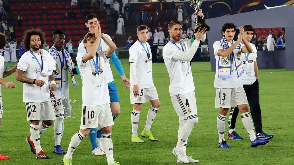 Real Madrid juhli neljättä seurajoukkueiden maailmanmestaruuttaan.