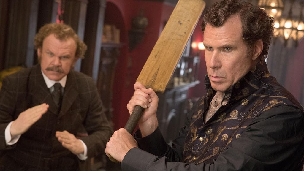 John C. Reilly ja Will Ferrell elokuvassa Holmes & Watson.