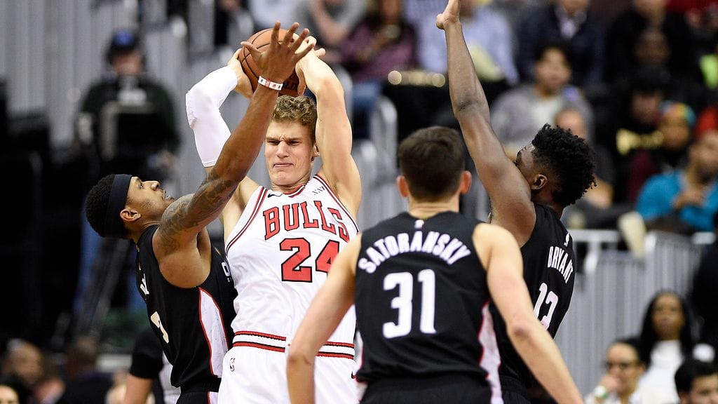 Lauri Markkanen Washington Wizardsin ahdistuksessa.