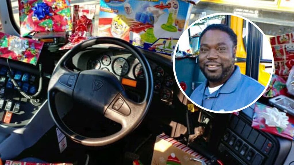 Yhdysvalloissa Texasissa bussinkuljettaja osti joululahjan jokaiselle reitillään kulkevalle lapselle. Heitä oli yhteensä 70.