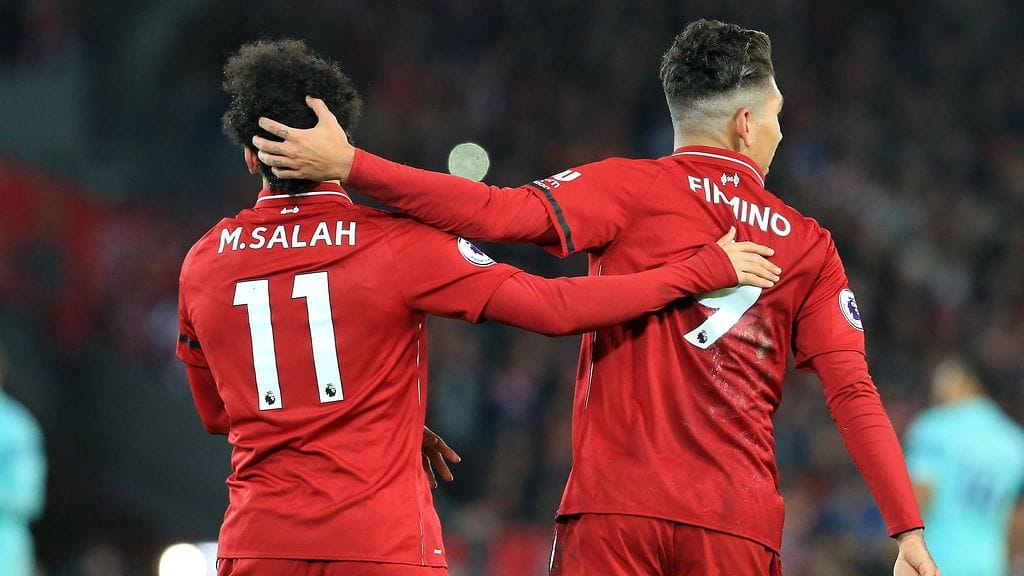 Mohamed Salah ja Roberto Firmino