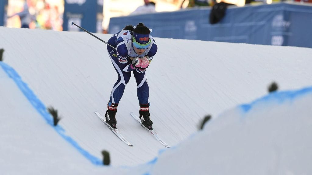 Krista Pärmäkoski oli Val Müstairin sprinttikarsinnan kymmenes.