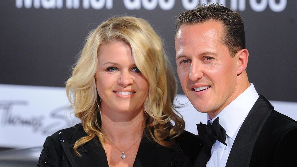 Corinna ja Michael Schumacher vuonna 2012.