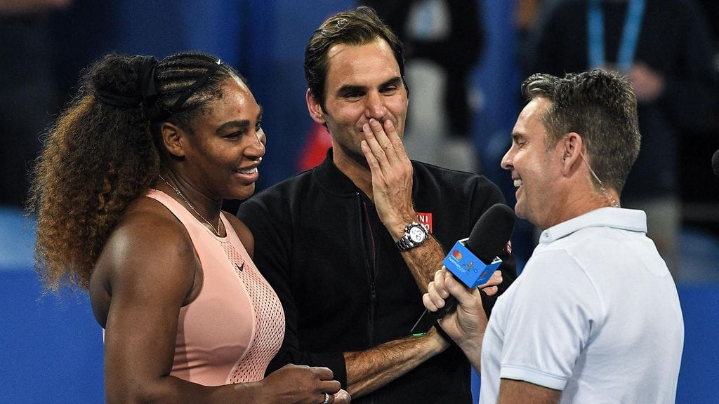 Serena Williams ja Roger Federer saatiin viimein yhtä aikaa tenniskentälle.