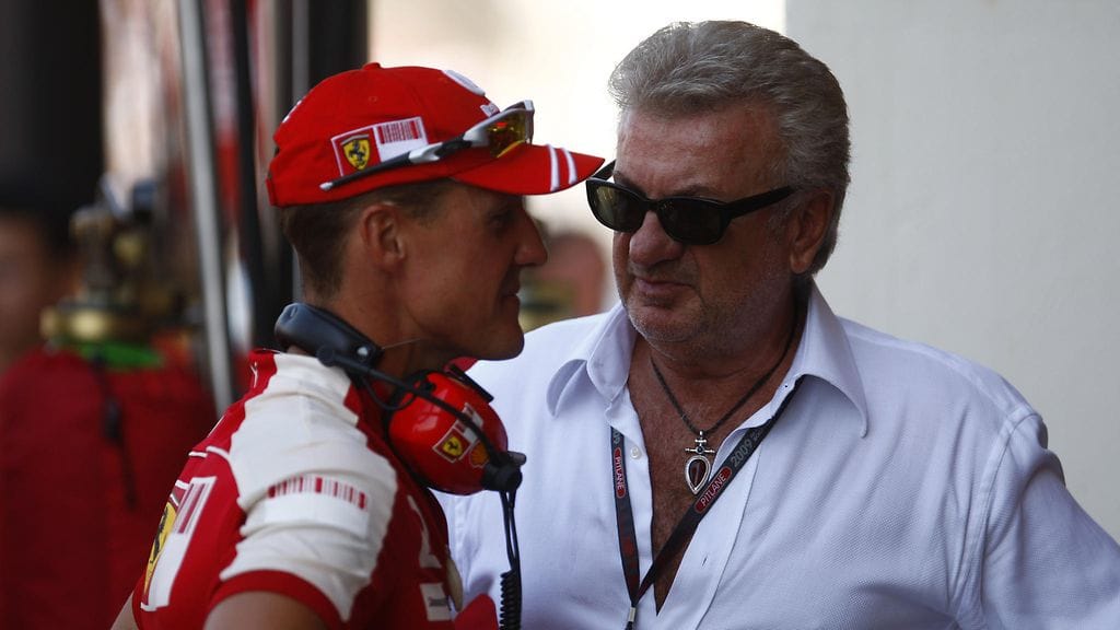 Michael Schumacher ja Willi Weber vuonna 2009.
