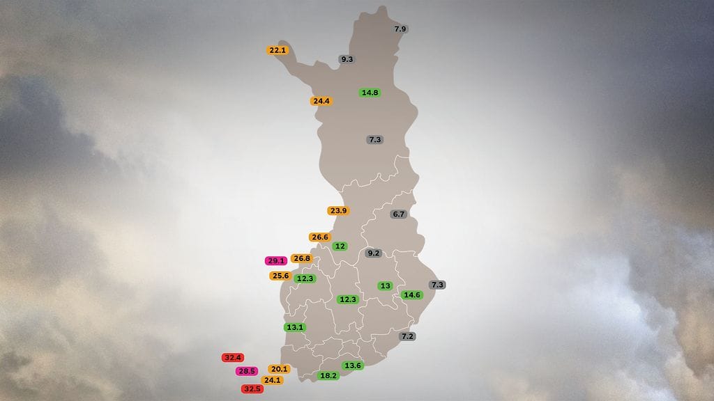 Boforiasteikko kartta