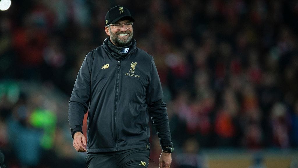 Liverpoolin valmentajalla Jürgen Kloppilla riittää pokkaa.