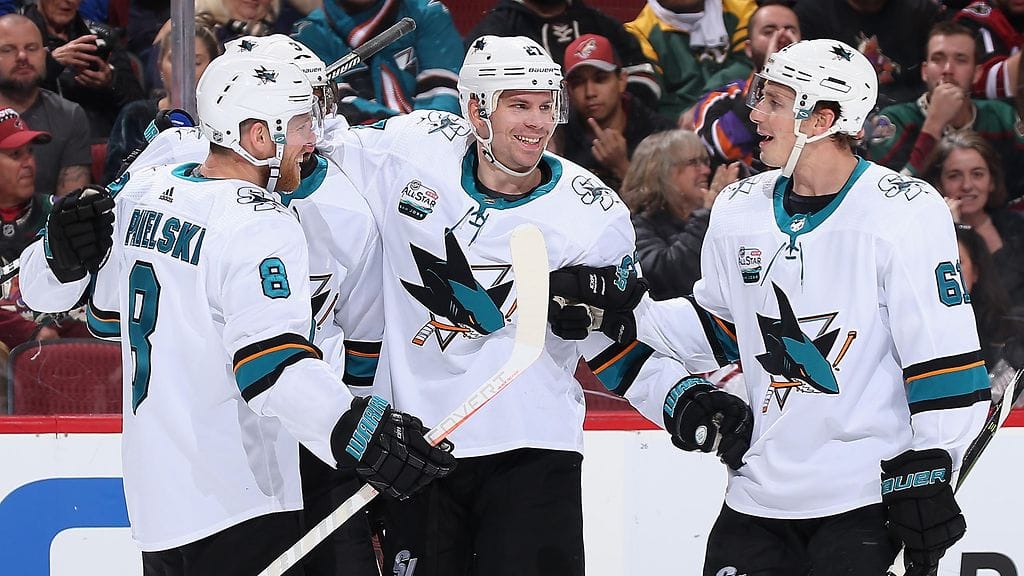 Joonas Donskoi teki jo neljännen maalinsa kolmeen NHL-otteluun.