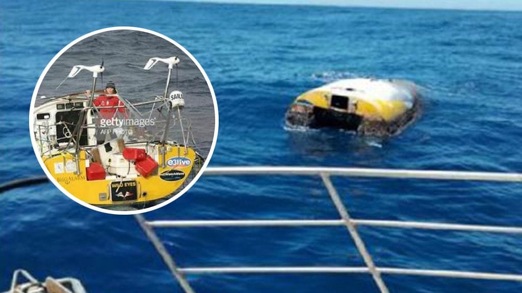 Vuonna 2010 maailman ympäri purjehdusta historian nuorimpana yrittäneen australialaisen vene on löytynyt mereltä.