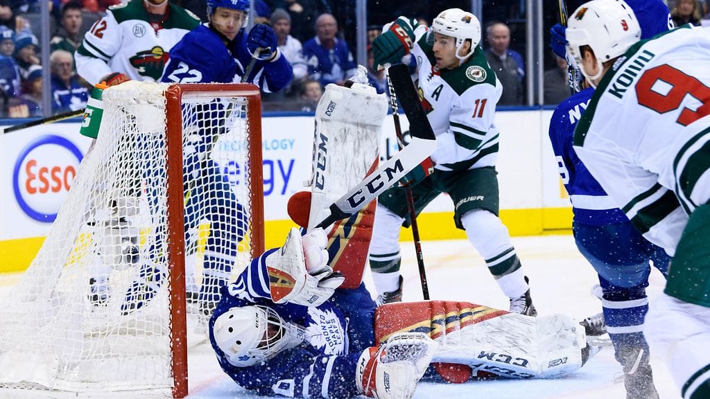 Mikko Koivu iski Minnesota Wildin 2–2-tasoituksen Toronto Maple Leafsia vastaan.