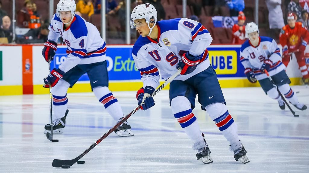 Yhdysvallat eteni finaaliin nuorten MM-kisoissa, kun se kaatoi välieräottelussa Venäjän 2-1.