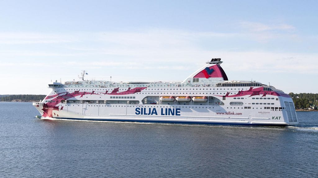 Baltic Princessin risteilyllä meno äitiyi viikonloppuna rajuksi. Arkistokuva: Tallink Silja.