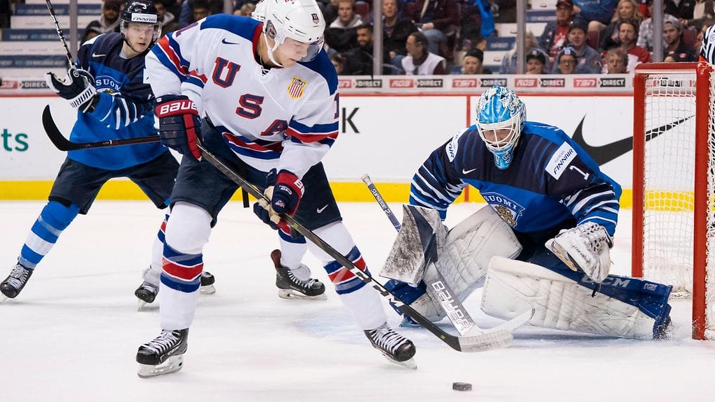 Yhdysvaltojen Ryan Poehling valittiin nuorten MM-kisojen arvokkaimmaksi pelaajaksi.