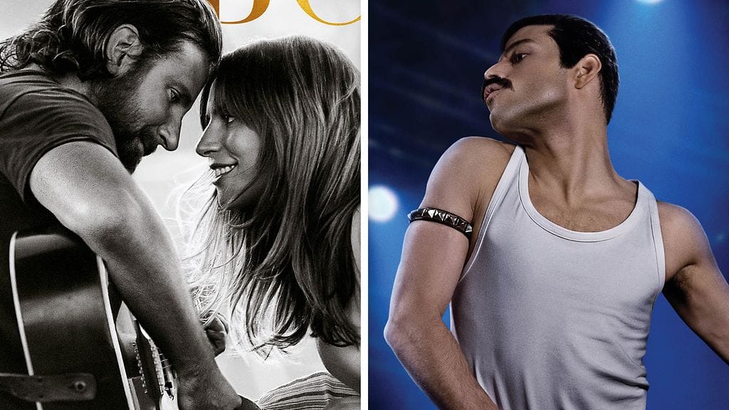 Queen-laulaja Freddie Mercuryn elämäkertaelokuva palkittiin kahdella tärkeällä Golden Globe -palkinnolla. Bradley Cooperin ja Lady Gagan tähdittämä A Star Is Born sai tyytyä yhteen.