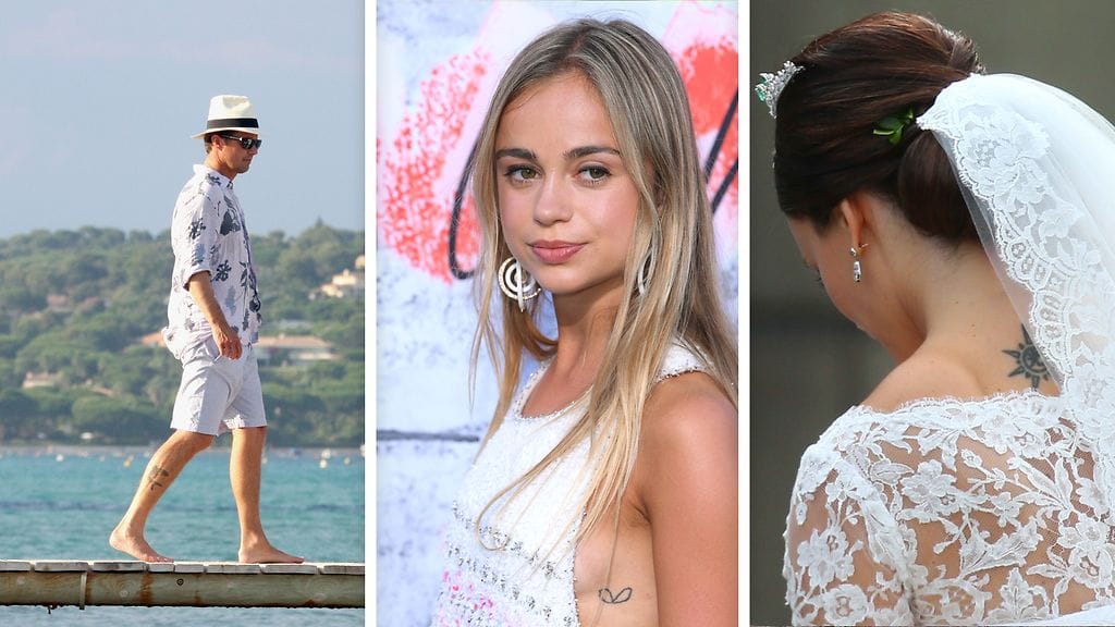 Kuninkaallisilla on tapana peittää tatuointinsa, mutta toisinaan ne paljastuvat.