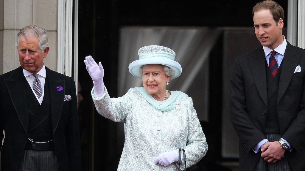 Charles, Elisabet ja William kesäkuu 2012