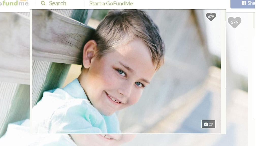 Amerikkalaisella Perryn Millerillä ei ole ollut helppoa. Perrynillä diagnosoitiin aivokasvain vain 8-vuotiaana, kertoo CBS News.
 Kuvan lähde Gofundme