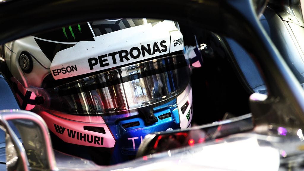 Wihuri on näkynyt muun muassa Valtteri Bottaksen kypärässä F1-aikoina.