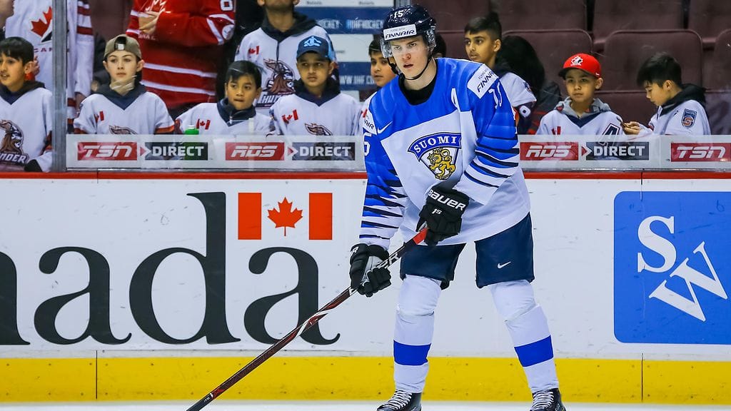 Henri Jokiharju toimi MM-kisoissa Nuorten Leijonien varakapteenina.