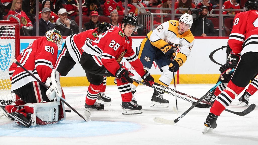 Henri Jokiharju oli jo maanantaina takaisin Chicagossa juhlittuaan edellisenä päivänä maailmanmestaruutta Vancouverissa.