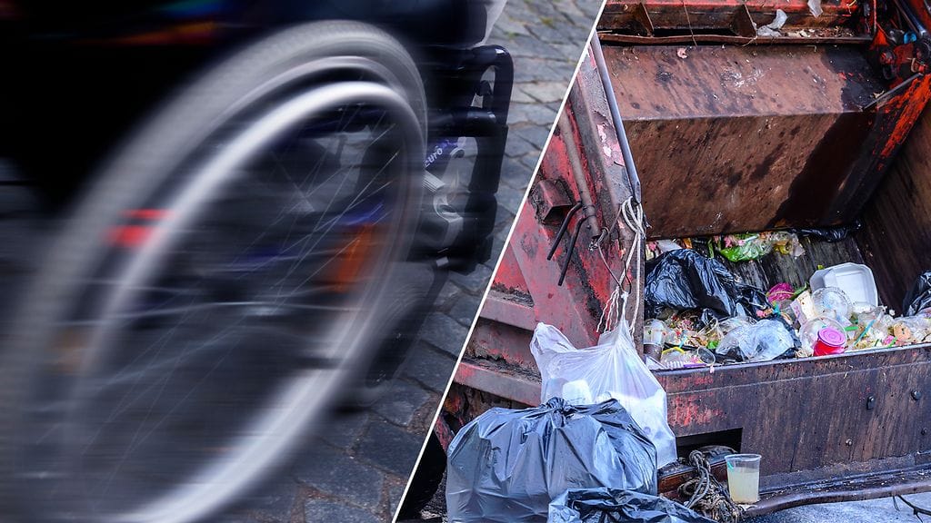 Nainen jäi poistumassa olevan jäteauton alle Vantaalla vuonna 2016. Kuvituskuva.